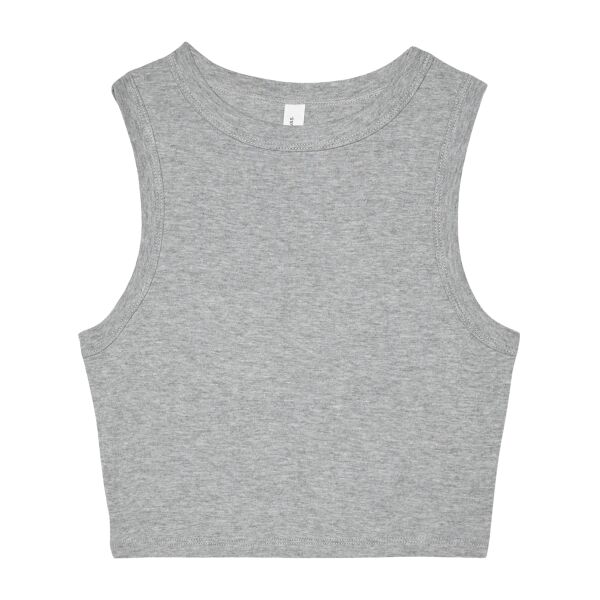 Women’s micro rib muscle crop tank Thumbnail